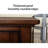 Walnut Solid Wood Shoe Storage Bench-722232424
