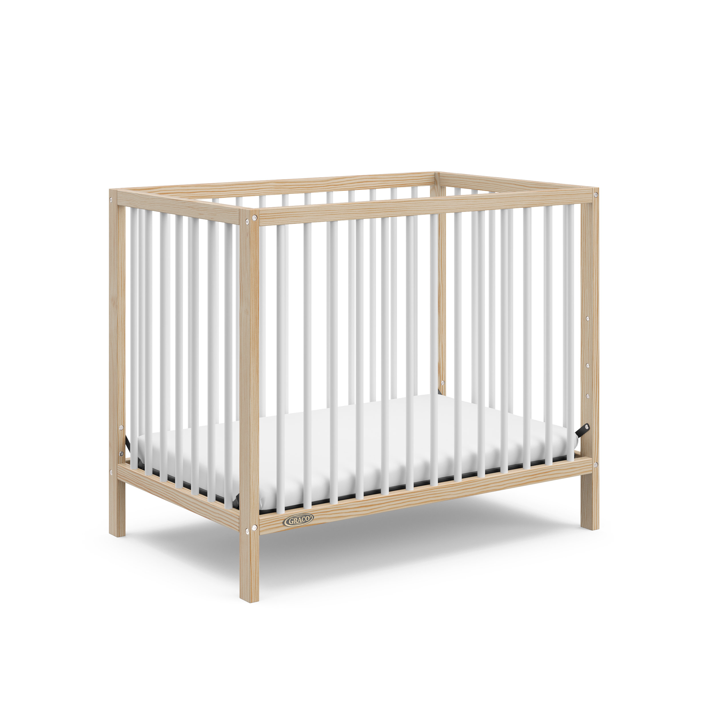 Graco Teddi 4-in-1 Mini Convertible Crib with Mattress & Reviews | Wayfair