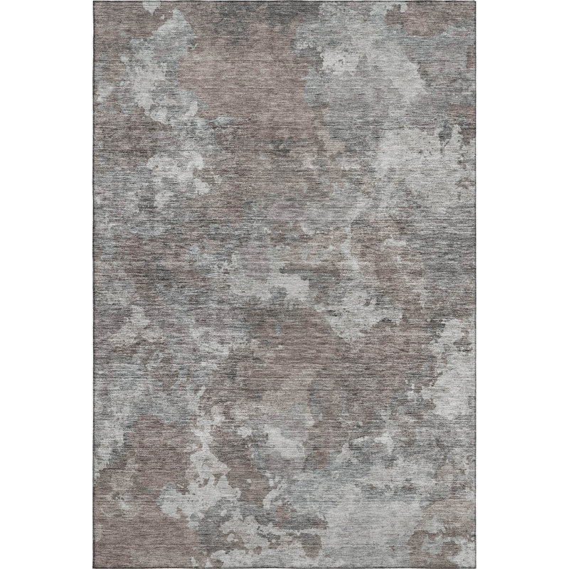Premium Machine Washable  Abstract Rug, Rectangle 10' x 14'