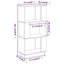 Ireana Geometric Bookcase-1378173562-1378173556