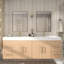 Ensemble de meuble-lavabo double 70,8 po-98420084