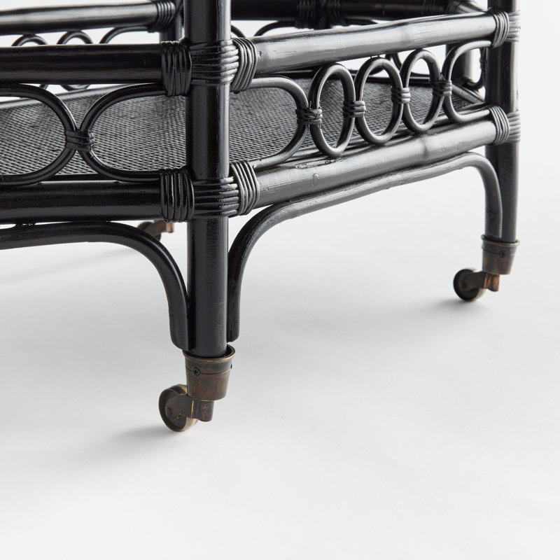 Raelyn Bar Cart, Black