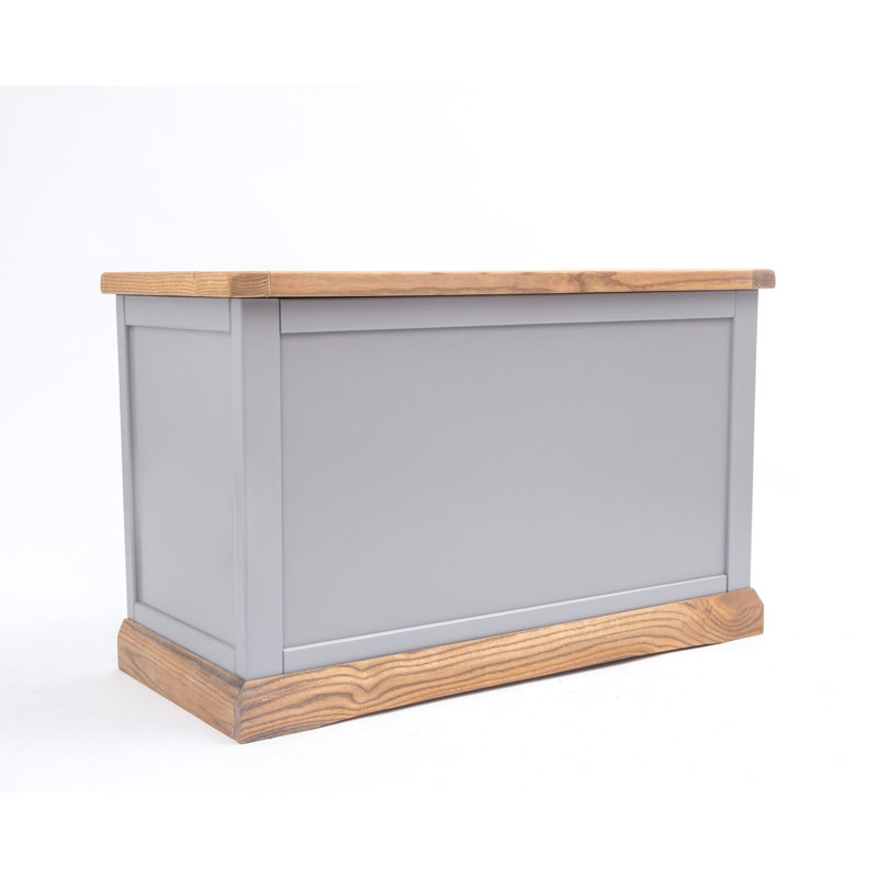 Milaca Blanket Chest, Natural/Grey