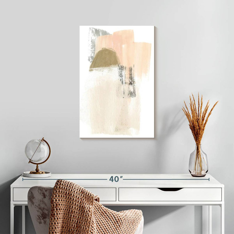 Avery Blush Abstract V, 24" H x 16" W