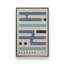 «Midnight Bauhaus Minimalist Circuitry», reproduction sur toile dans un cadre-1179105729-1179105755