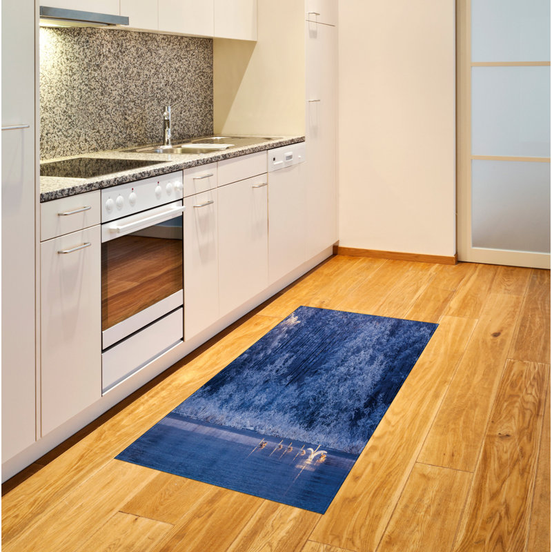 Winter High Density Long Fiber Poly Threads Decorative Area Rug Carpet, Rectangle 2'7" x 5'
