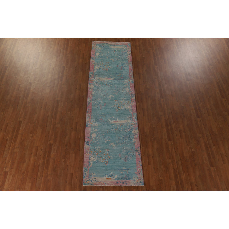 Tapis de couloir chinois Art Deco 3 x 12
