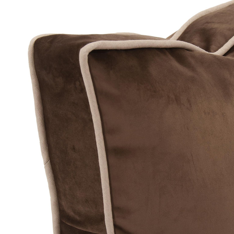 20 coussins goussets Bella chocolat - duvet