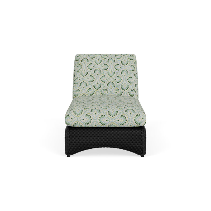 Loom Outdoor Chaise Lounge, Plume Spring, Hickory