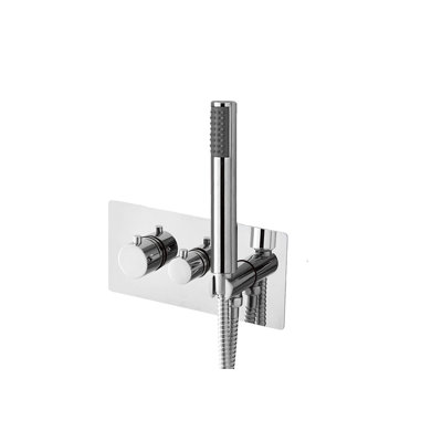 Dax Round Hand Shower Kit, Model Dax-1004, Brushed Nickel Finish