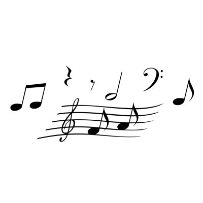Adhésif décoratif musical
