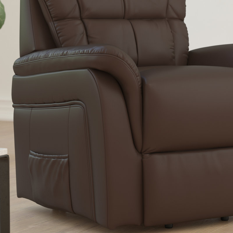 Fauteuil inclinable électrique Eldery Lift de Bonnevie, Brun