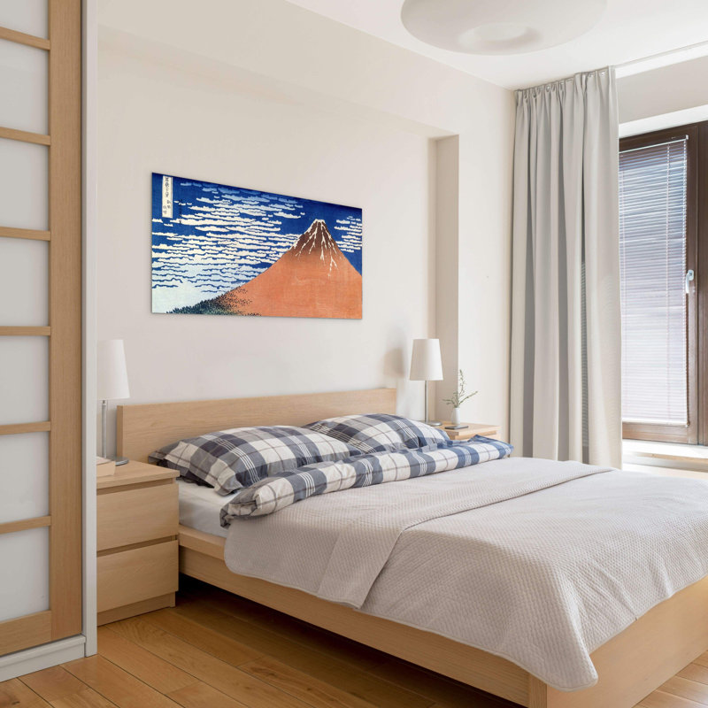 Mount Fuji by Hokusai Katsushika 50cm H x 100cm W High Quality Print on Frameless Panel, Lightweight, Ready to Hang