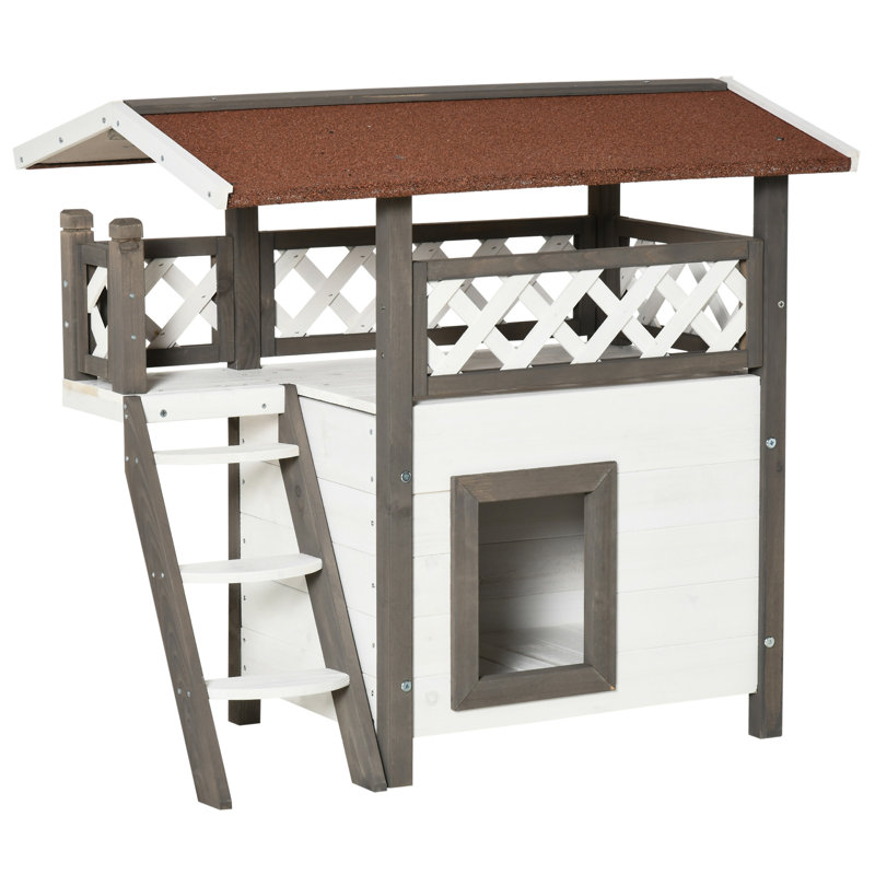 Portable Cat House, White
