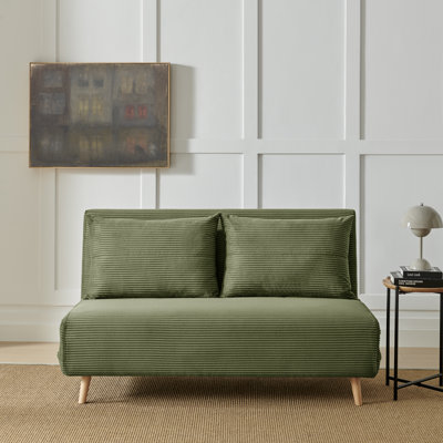 Berlyn 2 Seater Futon Sofa Bed - Luxury Simple Modern Folding Design
