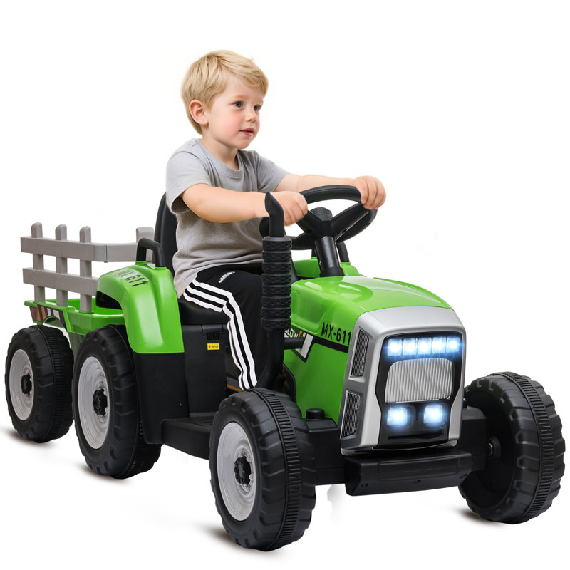 Seeneytown Zoomie Kids Battery Powered Ride On with Remote Control, Green