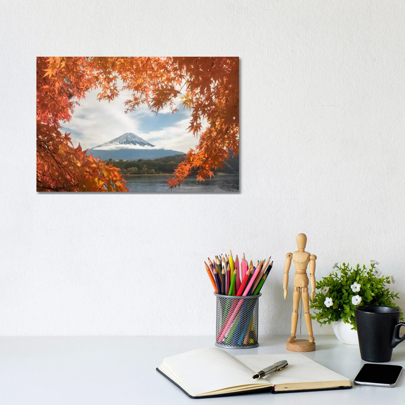 Autumn in Japan X 1 Piece Wrapped Canvas Wall Art, 20.32 cm H x 30.48 cm W