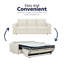 Canapé-lit de 82 po Stearns & Foster® Matelas en mousse à mémoire de forme - ivoire-2134701715