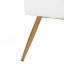 Banc à haut dossier en acier doré et similicuir blanc-784838628-784838619
