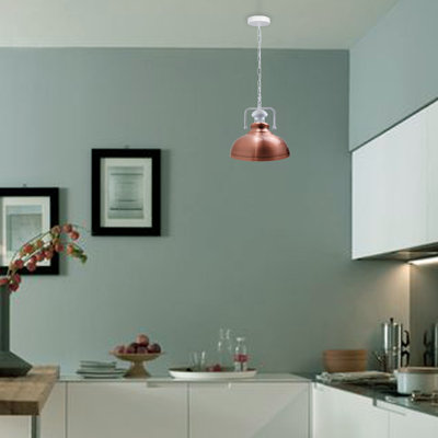 Lockett 1 - Light Satin Nickel Pendant