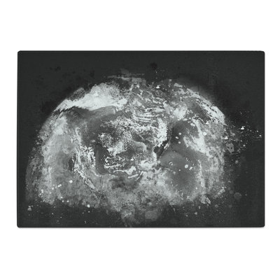 Tempered Glass Amazing Image of Earth Art Paint Splash Chopping Board