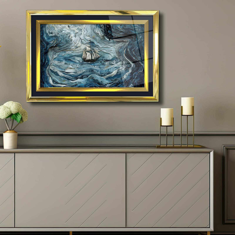 Peinture décorative encadrée