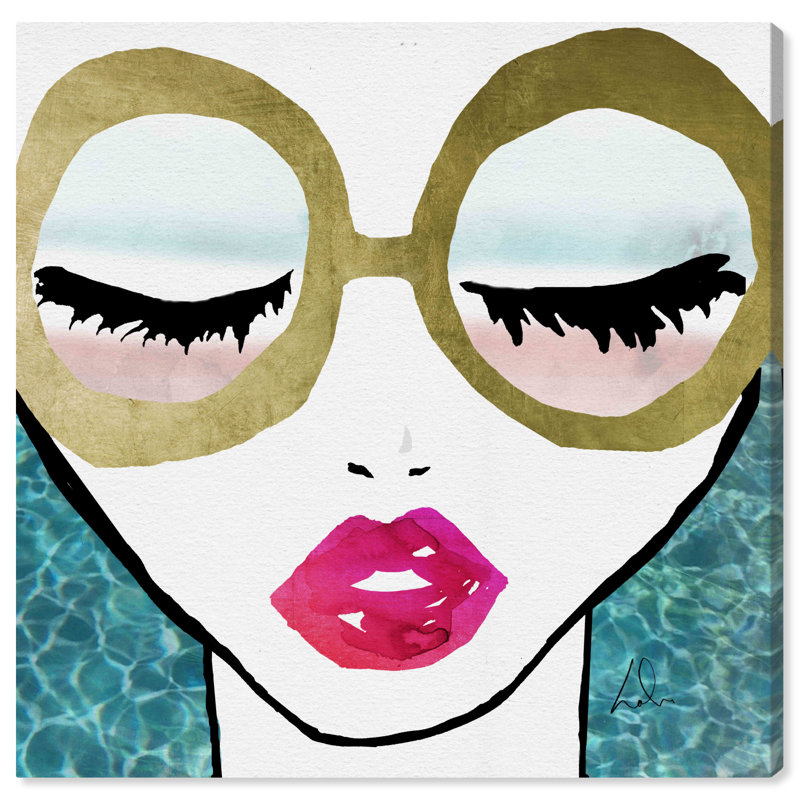 Ready for The Water Golden - reproduction d'art, Toile tendue, H 40 po x l 40 po x P 1,5 po