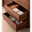 Buffet de rangement multifonctionnel en noyer noir-129098814