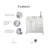 Queen 36" Sink Carrara Engineered Marble Countertop Bath Vanity with Faucet-1064475136-1058168103