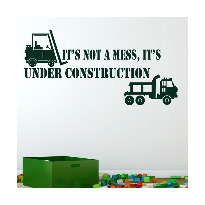 Non-Wall Damaging Wall Decal, Large, Dark Green