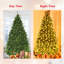 Sapin de Noël vert 90 po H avec 700 lumières DEL