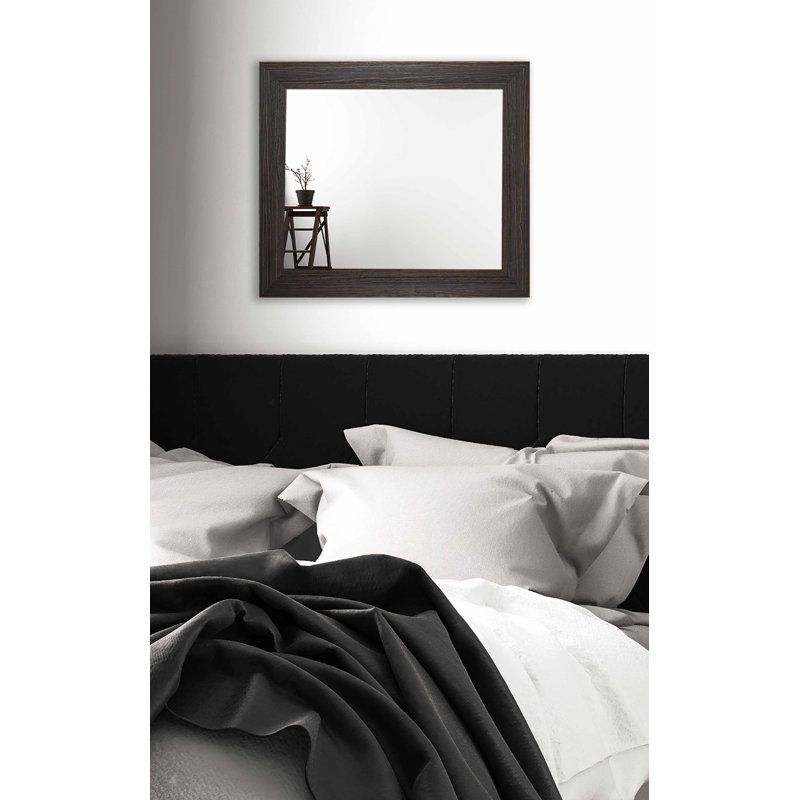 Miroir d'appoint Ommo, Expresso, 17,75 po x 17,75 po