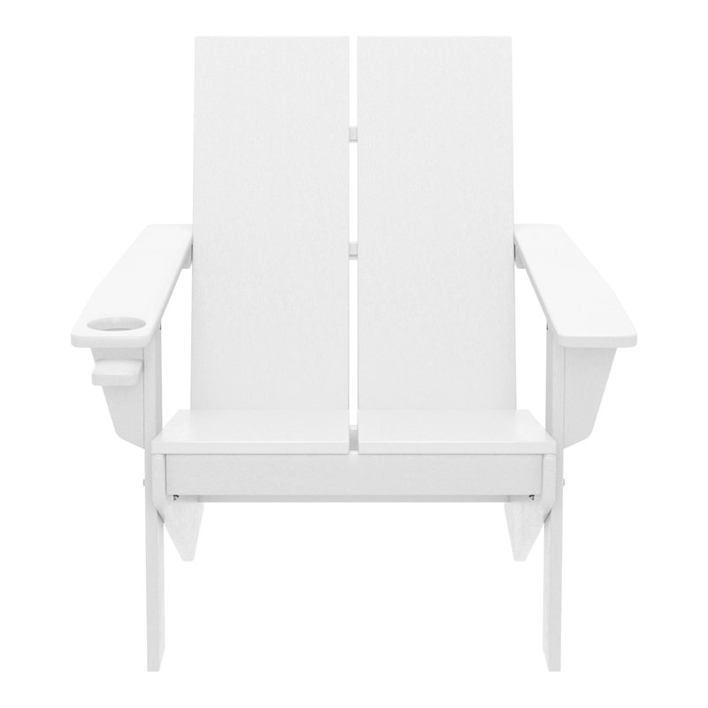Modern Poly Adirondack Chair (Set Of 4), White