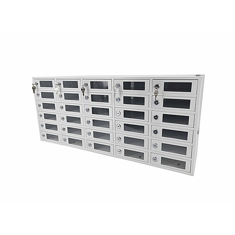 30 casiers de rangement pour téléphone portable avec rangement pour fenêtre 6 x 2 po