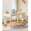Bureau en pierre frittée de style crème-488747364