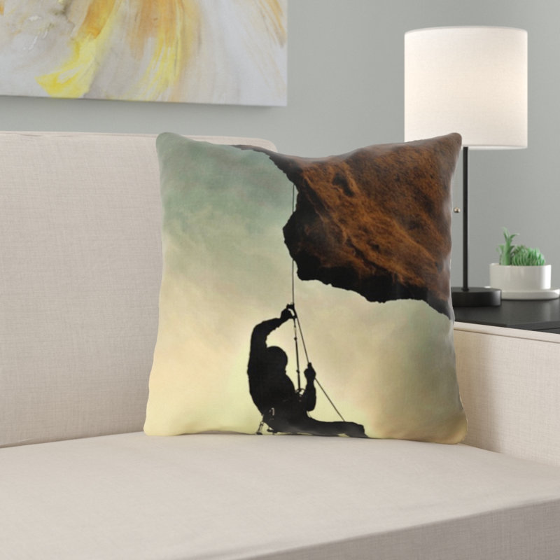 Microsuede Throw Pillow