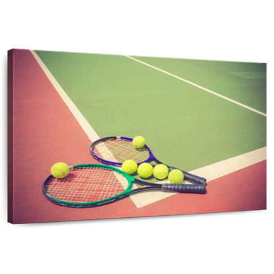 Tennis Balls And Rackets