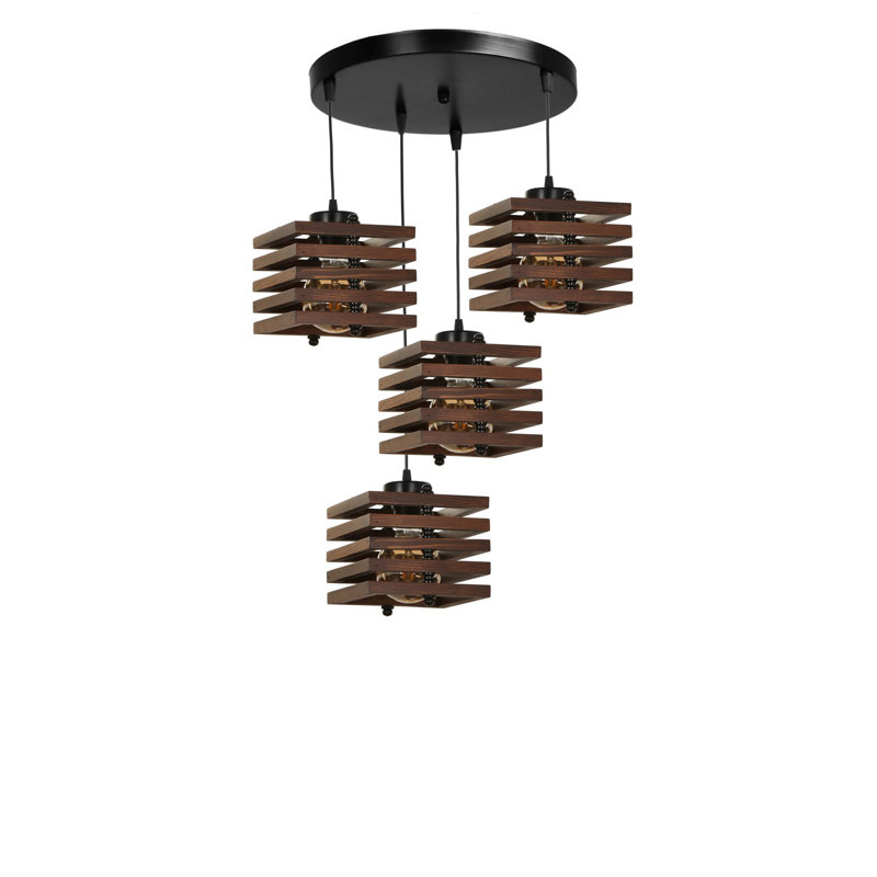Kodi 4 - Light Cluster Pendant, Dark Brown