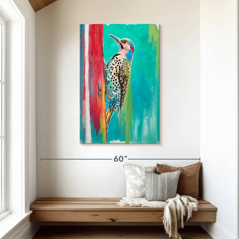 Brampt Woodpecker II, 45" H x 30" W