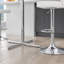 Ensemble de table de bar moderne 3 pièces avec 2 tabourets pivotants