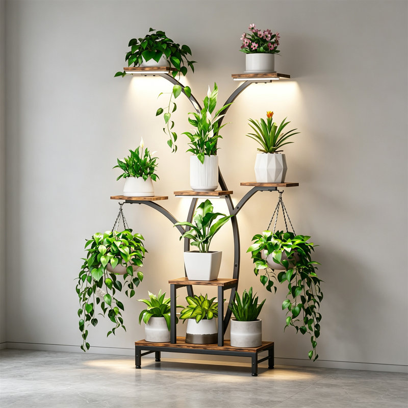Plant Stand, Brown