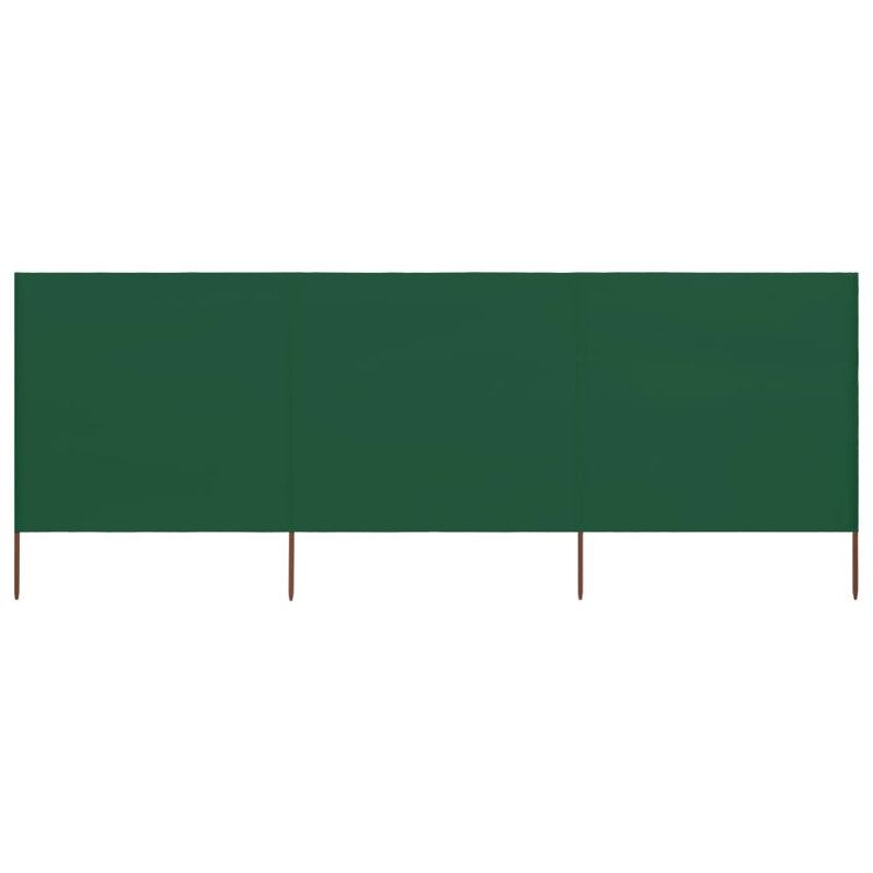 Caffin Folding Room Divider, 3, Green