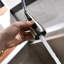 Robinet de cuisine avec douchette extractible Robinet d'évier de cuisine à poignée simple en laiton avec douchette extractible