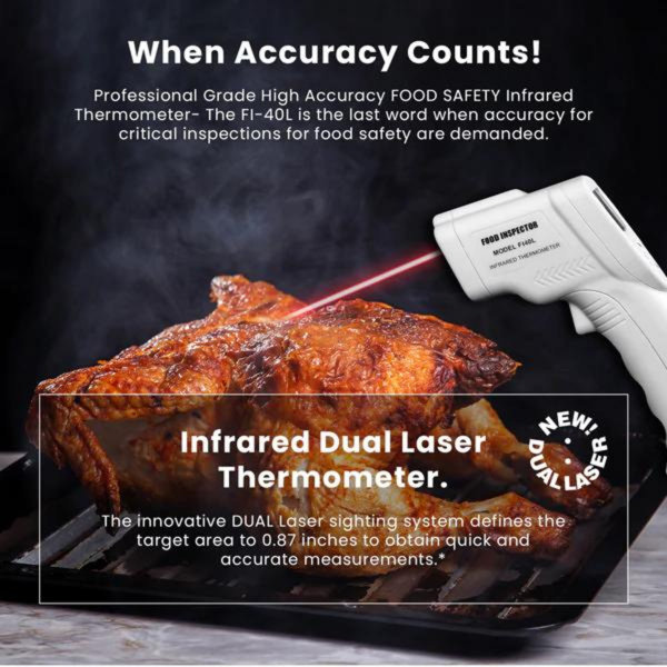 Food Safety Laser/Probe Thermometer