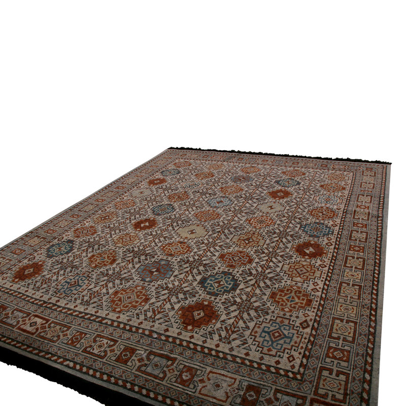 Burano Geometric Area Rug, Rectangle 9' x 12'