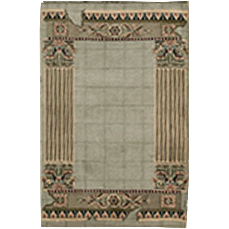 Hand-Knotted High-Quality Red and Black Area Rug