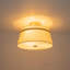 Plafonnier semi-encastré 3 lumières