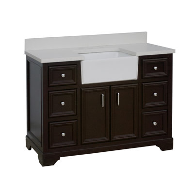 Emiliano 48'' Single Bathroom Vanity with Top