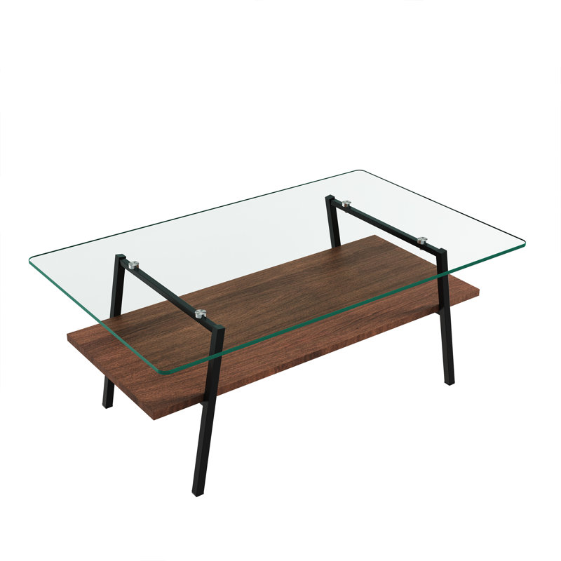 Aspelare Glass Top End Table