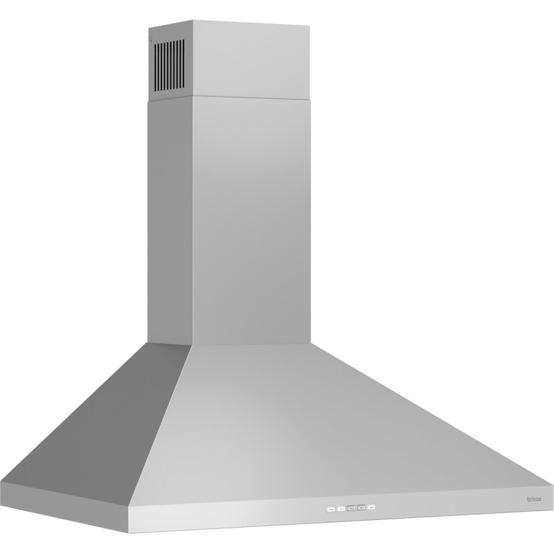 Zephyr Brisas 30 in. 600 CFM Traditional Wall Mount Range Hood with LED Lights in Stainless Steel